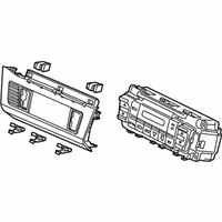 OEM Honda Civic Control Assy., Auto Air Conditioner *NH1L* (BLACK) - 79600-TR2-A61ZA