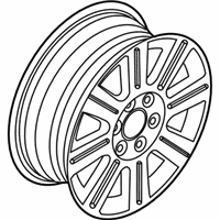 OEM 2010 Lincoln MKZ Wheel, Alloy - 9H6Z-1007-A