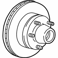 OEM 1984 Buick Electra Front Brake Rotor Assembly - 19211904