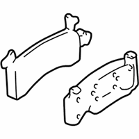 OEM 1987 GMC Safari Brake Pads - 18028662