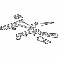 OEM 2002 Lexus SC430 Bracket, Front Stabilizer, NO.1 LH - 48807-30021