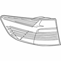 OEM 2013 BMW X6 Rear Light In The Side Panel, Right - 63-21-7-295-004