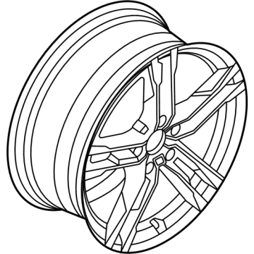 OEM 2020 BMW 228i xDrive Gran Coupe DISK WHEEL, LIGHT ALLOY, IN - 36-11-8-092-352