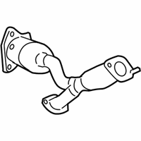 OEM 2007 Chevrolet Malibu 3-Way Catalytic Convertor (W/ Exhaust Rear Manifold Pipe) - 19169163