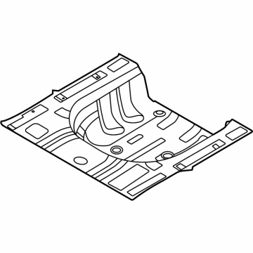 OEM 2021 Kia K5 Panel Assembly-Rear FLOO - 65513L3000