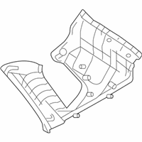 OEM 2009 Hyundai Tucson Trim Assembly-Rear Pillar LH - 85850-2E300-Z9