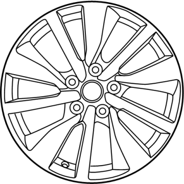 OEM 2020 Nissan Sentra Wheel-Aluminum - 40300-6LB9A