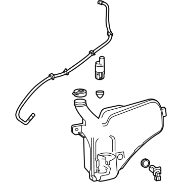 OEM 2020 Chevrolet Silverado 2500 HD Washer Reservoir - 84176929