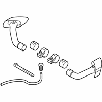 OEM 2011 BMW X6 Tailpipe Trim, Chrome - 18-30-2-154-632