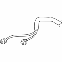 OEM 2002 Hyundai Elantra Rear Combination Holder & Wiring - 92415-2D200