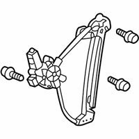 OEM 2006 Acura TSX Regulator Assembly, Left Rear Door Power - 72750-SEA-003