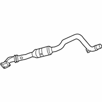 OEM 2015 Chrysler 300 Front Catalytic Converter And Pipe - 68091590AE