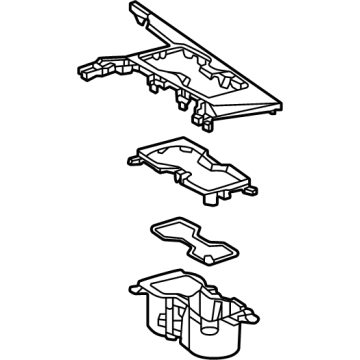 OEM Lexus NX250 PANEL SUB-ASSY, CONS - 58805-78050