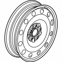 OEM 2013 Lincoln MKX Wheel, Spare - 8A5Z-1007-D