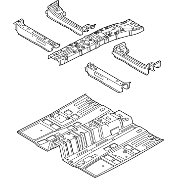 OEM 2021 Kia K5 Panel Assembly-Floor, Ctr - 65100L3000