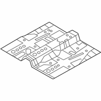 OEM 2011 Hyundai Sonata Panel Assembly-Center Floor - 65110-4R000