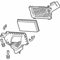 OEM 2016 Infiniti Q50 Air Cleaner - 16500-4GA0B