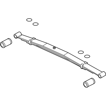 OEM Ford E-350 Club Wagon Leaf Spring - 8C2Z-5560-RB