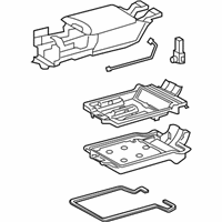 OEM Lexus Armrest Assy, Rear Seat - 589E0-50020-A1