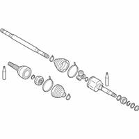 OEM 2020 Nissan Leaf Shaft Ft Drive - 39101-5SA2A