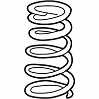 OEM 2005 Honda Civic Spring, Rear - 52441-S5A-C51