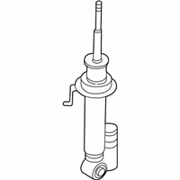 OEM 2000 BMW 740iL Rear Left Spring Strut - 37-12-1-091-411