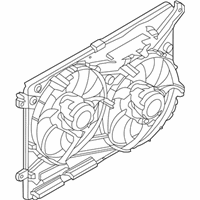 OEM 2013 Lincoln MKZ Fan Assembly - DG9Z-8C607-C