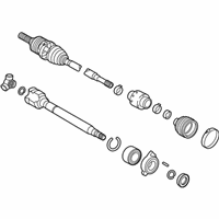 OEM 2022 Toyota Camry Axle Assembly - 43410-06A71