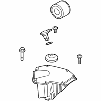 OEM BMW 328i xDrive Intake Silencer - 13-71-7-555-288