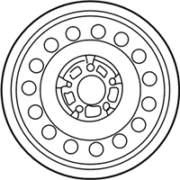 OEM Chrysler Sebring Steel Wheel - MB929941