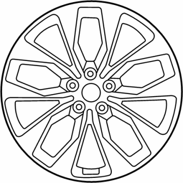 OEM 2021 Kia Sorento Wheel Assembly-Aluminium - 52910R5470