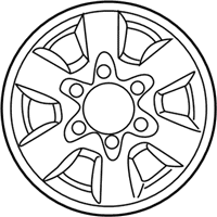 OEM 1998 Nissan Pathfinder Aluminum Wheel - 40300-0W726