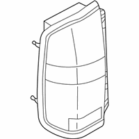 OEM 1999 Nissan Pathfinder Body Assembly-Combination Lamp, RH - 26554-0W001