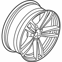 OEM BMW 750i xDrive DISK WHEEL, LIGHT ALLOY, IN - 36-11-8-092-591