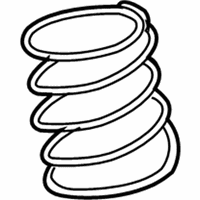 OEM 2010 Pontiac Vibe Front Springs - 19184400