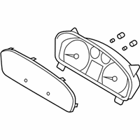 OEM 2009 Pontiac G3 Cluster Assembly - 96969981