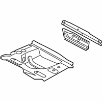 OEM BMW 550i GT xDrive Luggage-Compartment Floor, Rear - 41-12-7-290-105