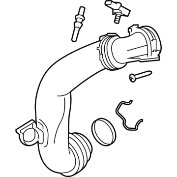 OEM 2022 Toyota GR Supra Intake Tube - 17882-WAA01