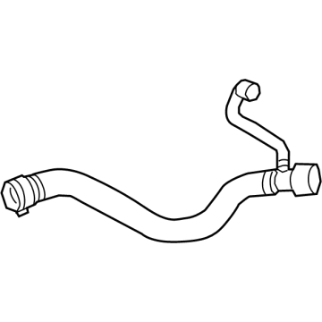 OEM BMW M340i HOSE, RADIATOR - 17-12-8-654-854