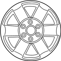 OEM 2011 Nissan Pathfinder Aluminum Wheel - 40300-ZS17A