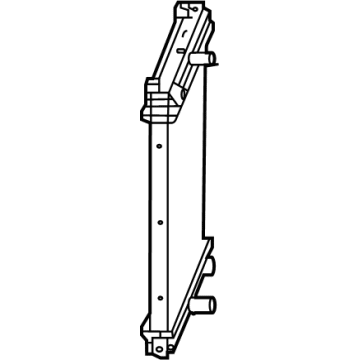 OEM 2016 Toyota Mirai Auxiliary Radiator - 16510-77030