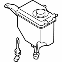 OEM 2010 BMW 528i Cooling Water Expansion Tank - 17-13-7-542-986