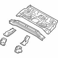 OEM 2016 Kia Forte5 Panel Assembly-Rear Floor Front - 65510A7510