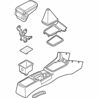 OEM Kia Console Assembly - 0K2S264410A96