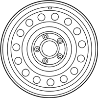 OEM 2017 Kia Forte Wheel Assembly-Steel - 52910B0000