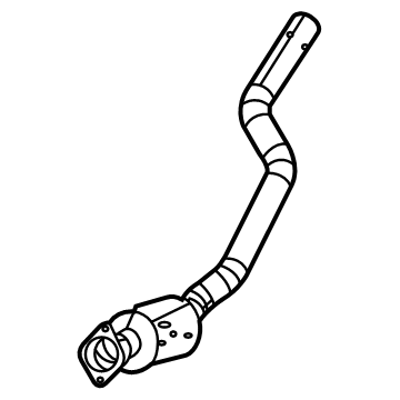 OEM 2021 Jeep Grand Cherokee L CONVERTER-EXHAUST - 68445609AC