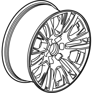 OEM 2020 GMC Sierra 1500 Wheel, Alloy - 84308400