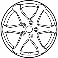 OEM 2004 Infiniti G35 Spoke Alloy Wheel - 40300-AL325