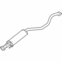 OEM 2014 Nissan Juke Exhaust, Sub Muffler Assembly - 20300-1KC0C