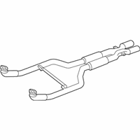 OEM 2018 BMW 640i xDrive Gran Coupe Exhaust Pipe - 18-30-7-848-140